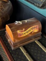 Columbia Graphophone Co. Antika Fonograf - Görsel 2