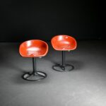 Traktör Oturağından Upcycle Tabureler - Çift - Kod 1894