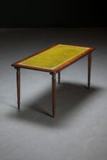 Yeşil Derili Dikdörtgen Sehpa