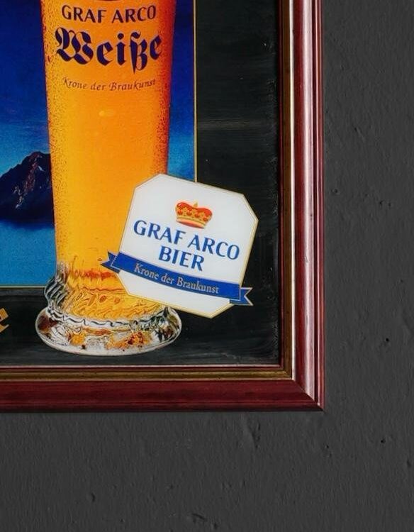 Graf Arco Bier Cam Altı Boyama Ayna - Kod 3650