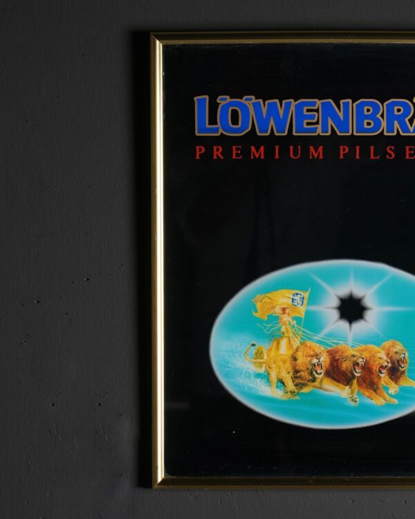 Löwenbrau Cam Altı Boyama Ayna - Kod 3412