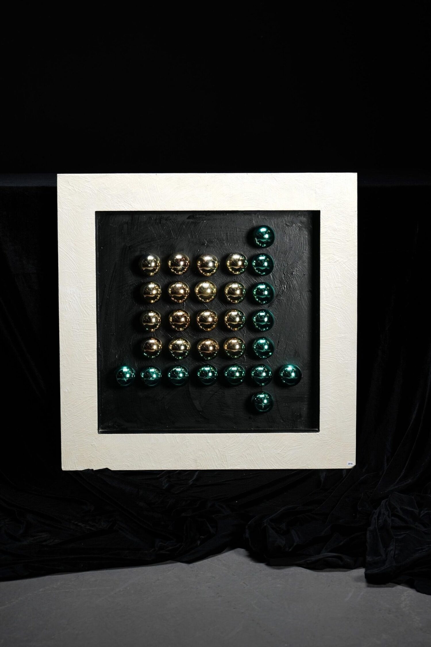 Yeşil ve Dore Toplu Üç Boyutlu Tablo - Görsel 1