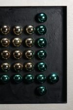 Yeşil ve Dore Toplu Üç Boyutlu Tablo - Görsel 2