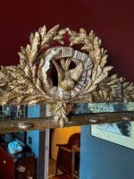 Kuş ve Üzüm Motifli Büyük Antika Ayna - Görsel 2