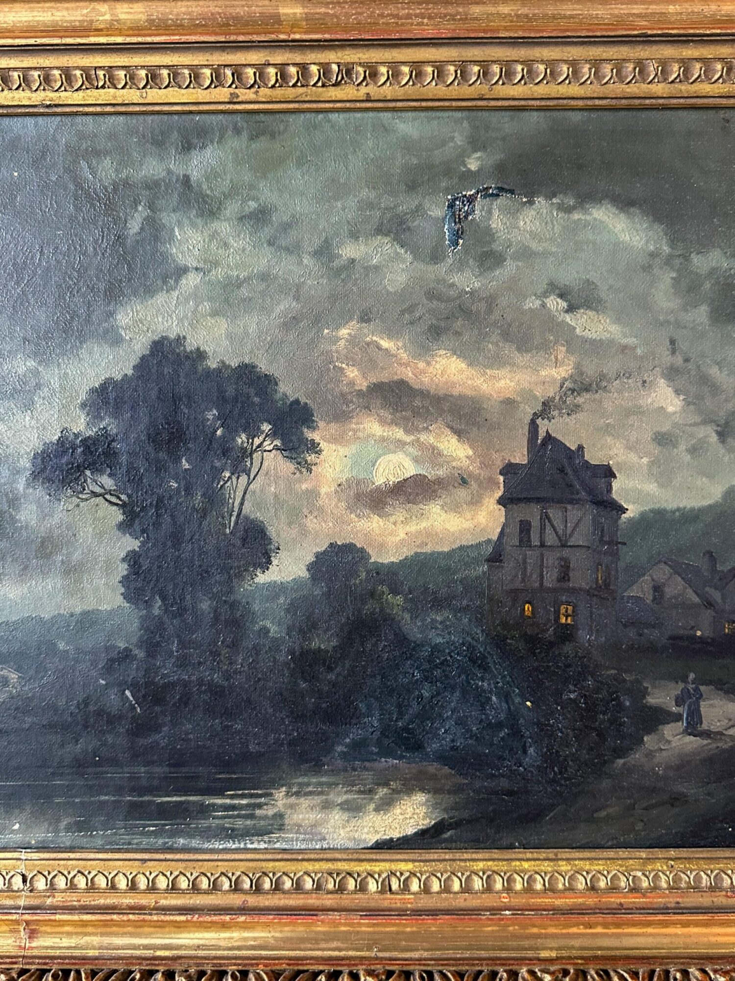 Yağlı Boya Tablo - R. T. Stuart - 19. yy - Görsel 2