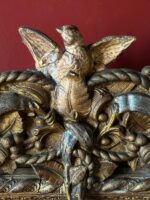 Kuş Motifli Yüksek Taçlı Fransız Ayna - Görsel 2