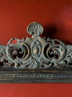 Rocaille Taçlı Gri Ayna - Görsel 2