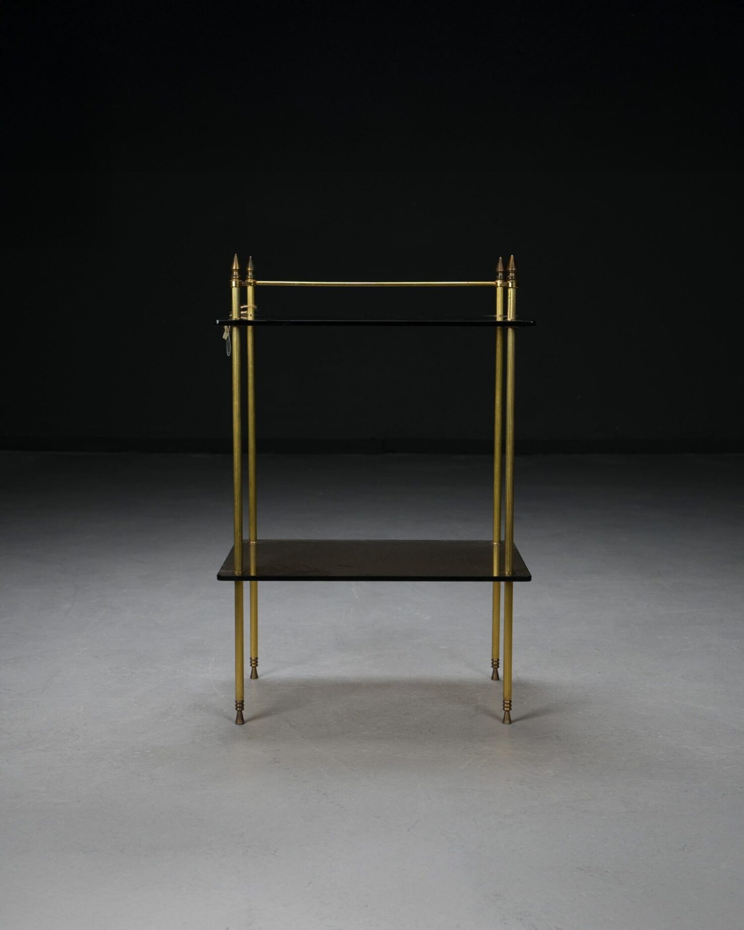 Pirinç Ayaklı Cam Sehpa - Görsel 2