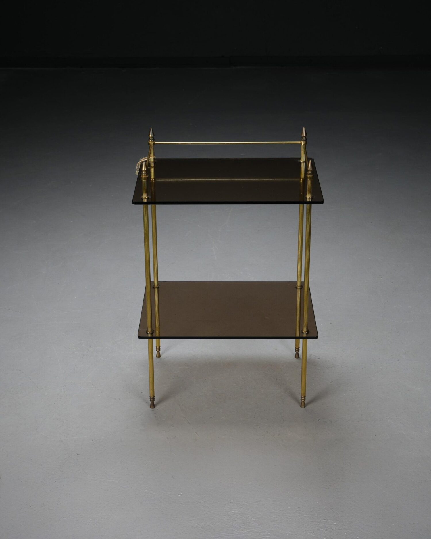 Pirinç Ayaklı Cam Sehpa - Görsel 1