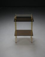 Pirinç Ayaklı Cam Sehpa