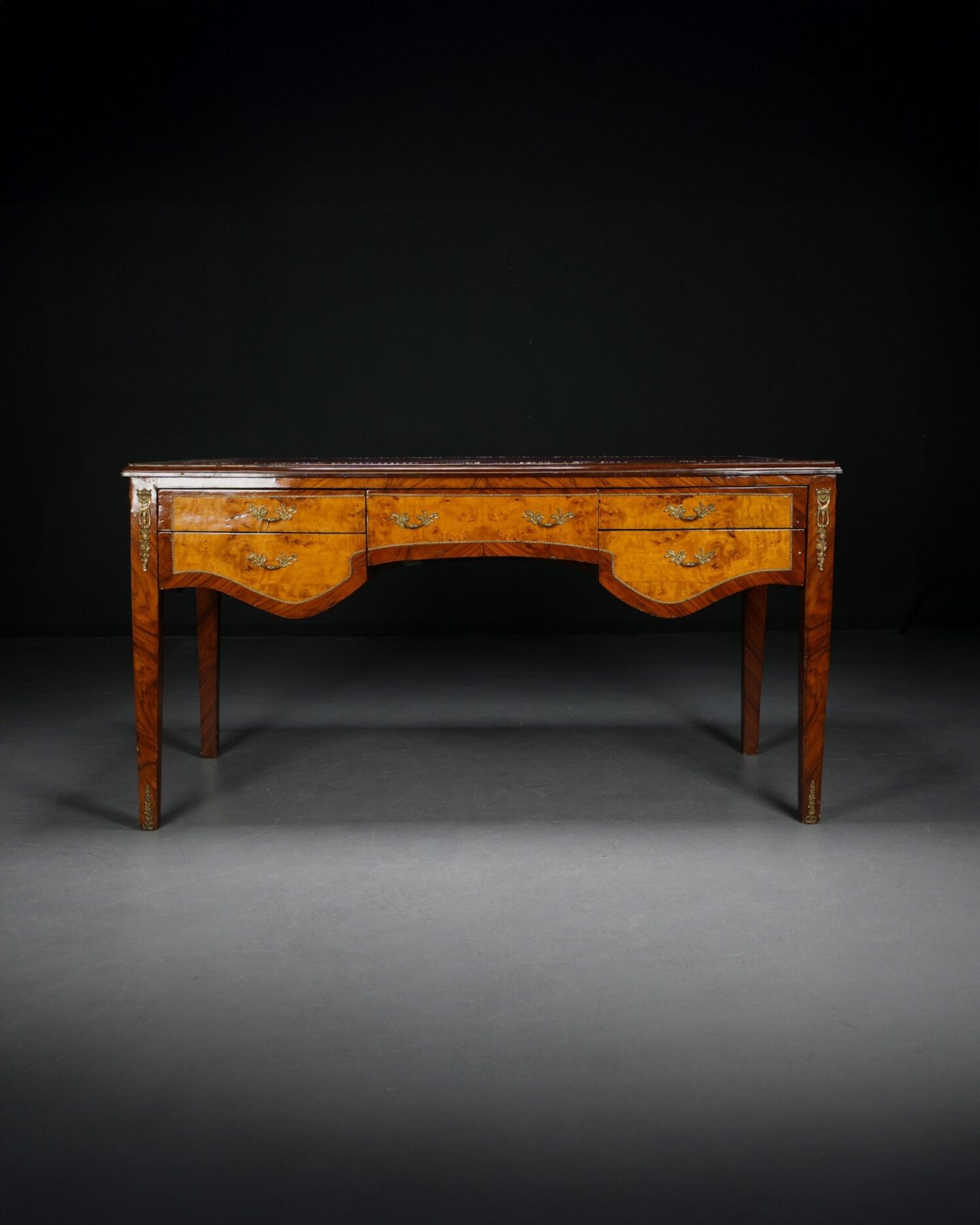 Bronz Kakmalı Çalışma Masası - Görsel 2