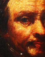Rembrandt School, 17th Century. "Rembrandt van Rijn Portrait" - Görsel 3