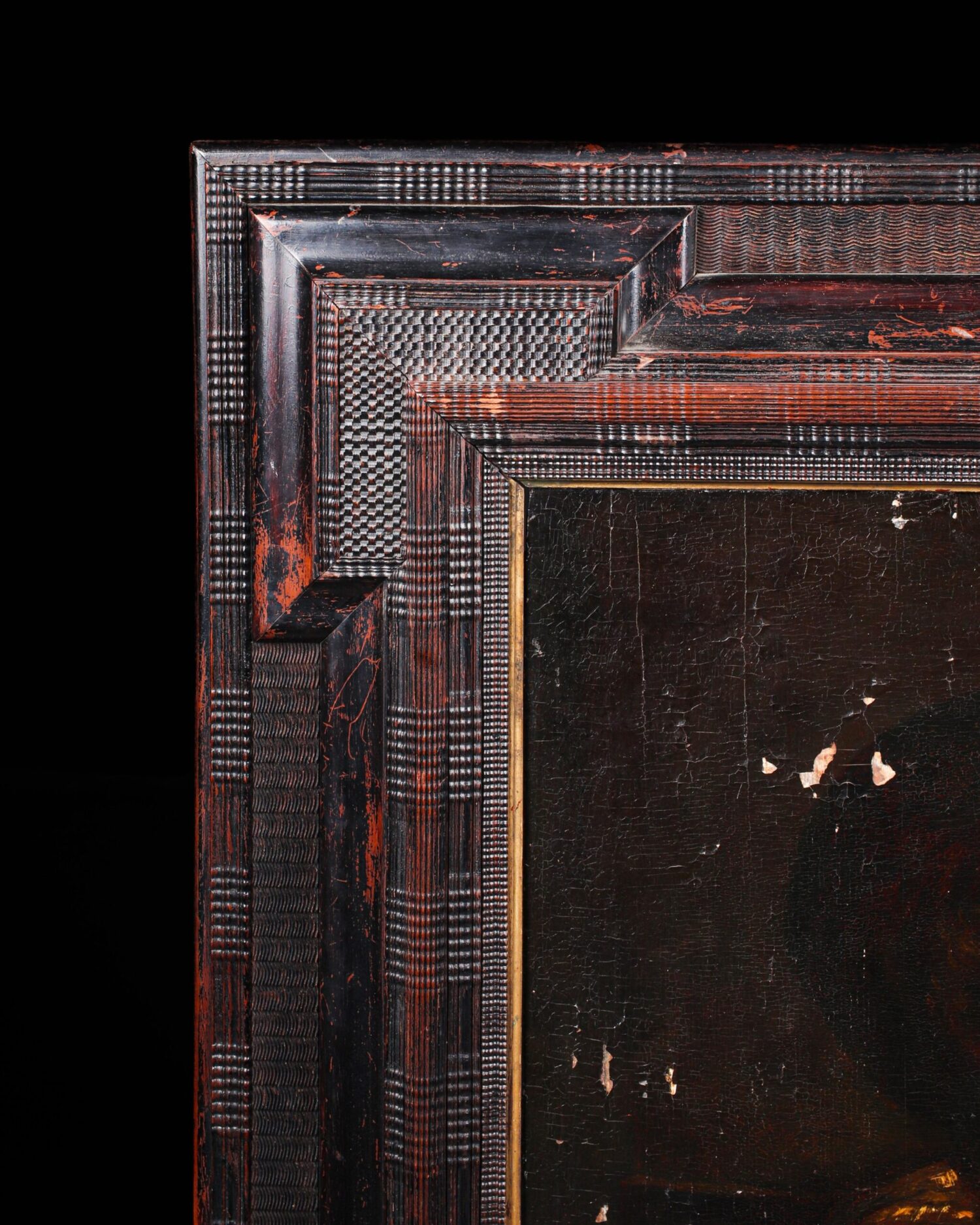 Rembrandt School, 17th Century. "Rembrandt van Rijn Portrait" - Görsel 6