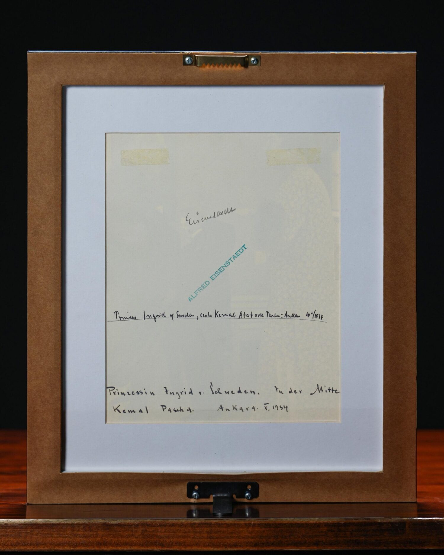 Atatürk Fotoğrafları - Alfred Eisenstaedt İmzalı ve Mühürlü, Gümüş Baskı - Görsel 3