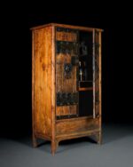 Perçinli Büyük Rustik Dolap - Kod 4019