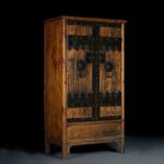 Perçinli Büyük Rustik Dolap