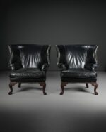 Queen Anne Stili Geniş Kanatlı Berjerler - Görsel 2