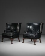 Queen Anne Stili Geniş Kanatlı Berjerler - Görsel 4