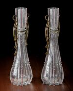 Art Nouveau Kristal Vazolar - Görsel 5