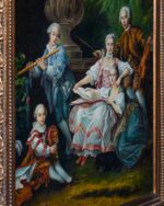 "Le marquis de Sourches et sa famille" - Görsel 7