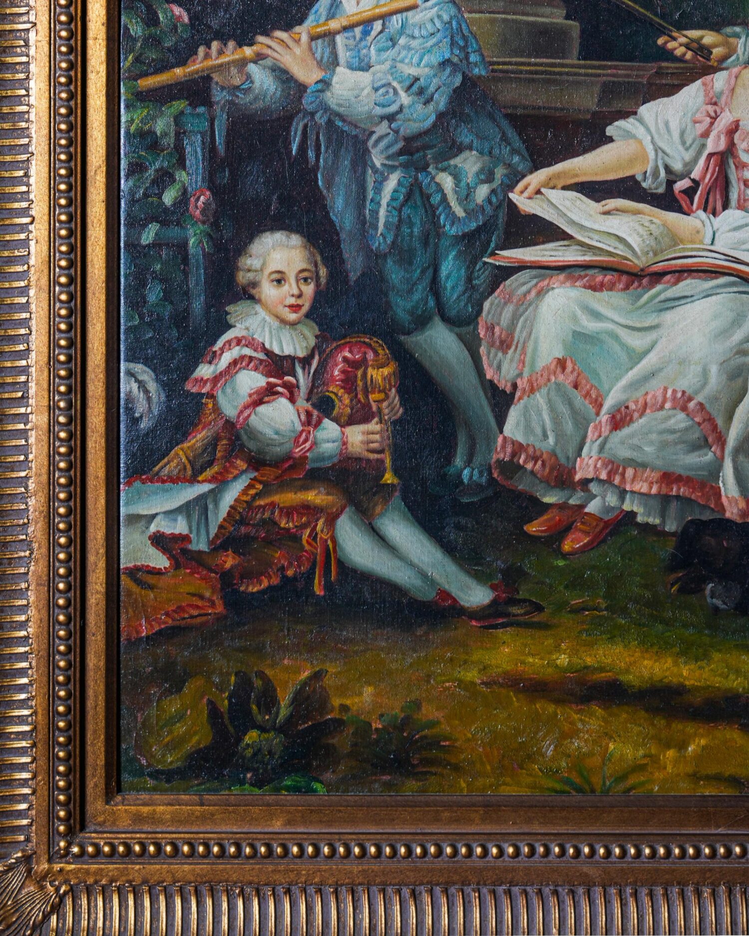 "Le marquis de Sourches et sa famille" - Görsel 3