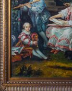 "Le marquis de Sourches et sa famille" - Görsel 3