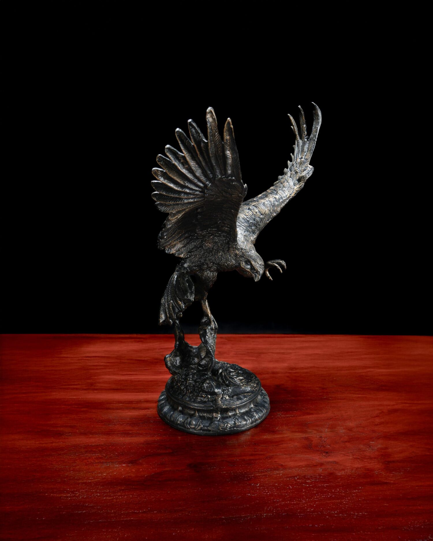 Büyük Bronz Kartal Heykeli - Görsel 1