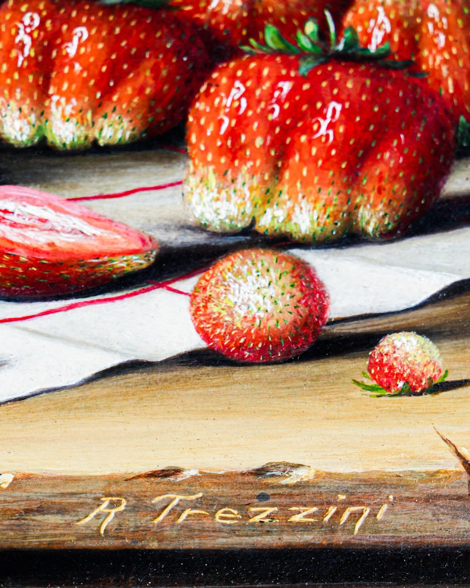 "Erdbeeren" - Çilekler - Raphael Trezzini - Görsel 2