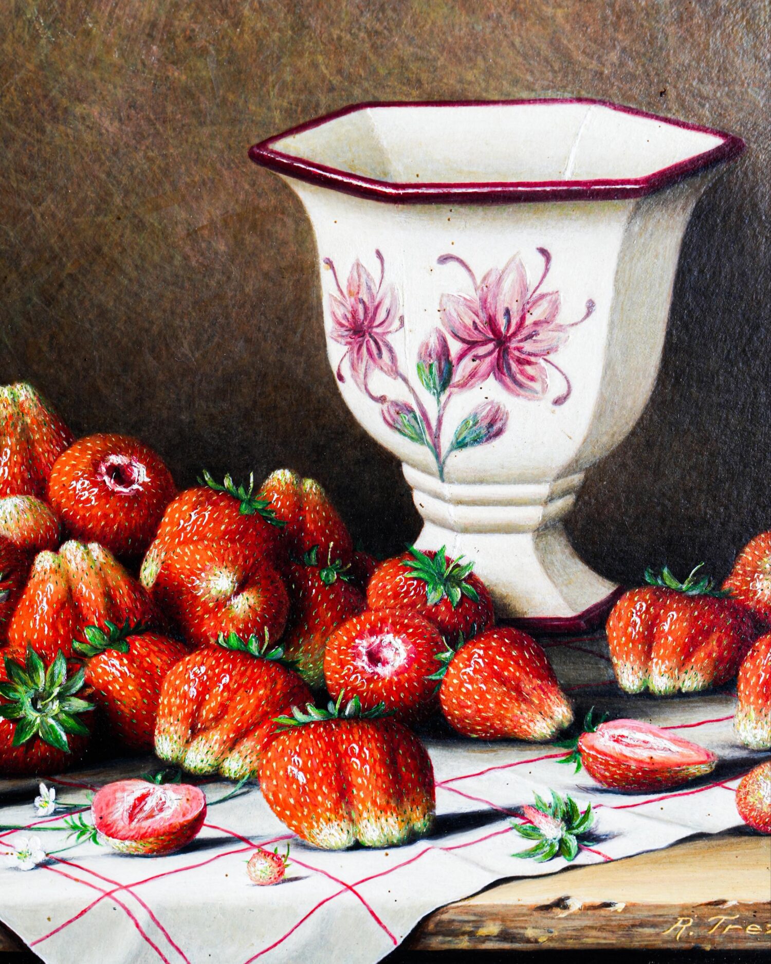 "Erdbeeren" - Çilekler - Raphael Trezzini - Görsel 5