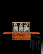 Viktorya Stili Antika Meşe Tantalus - Görsel 2