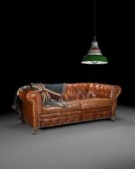 Chesterfield Kanepe ve Puf - Görsel 2