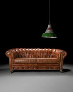 Chesterfield Kanepe ve Puf - Görsel 4