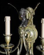 Kanatlı Siren Figürlü Bronz Aplikler - Çift - Görsel 6