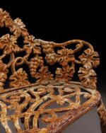 Viktorya Stili Dökme Demir Bahçe Bankı - Görsel 3