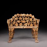 Viktorya Stili Dökme Demir Bahçe Bankı