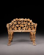 Viktorya Stili Dökme Demir Bahçe Bankı