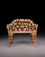 Viktorya Stili Dökme Demir Bahçe Bankı