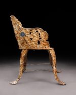 Viktorya Stili Dökme Demir Bahçe Bankı - Görsel 8