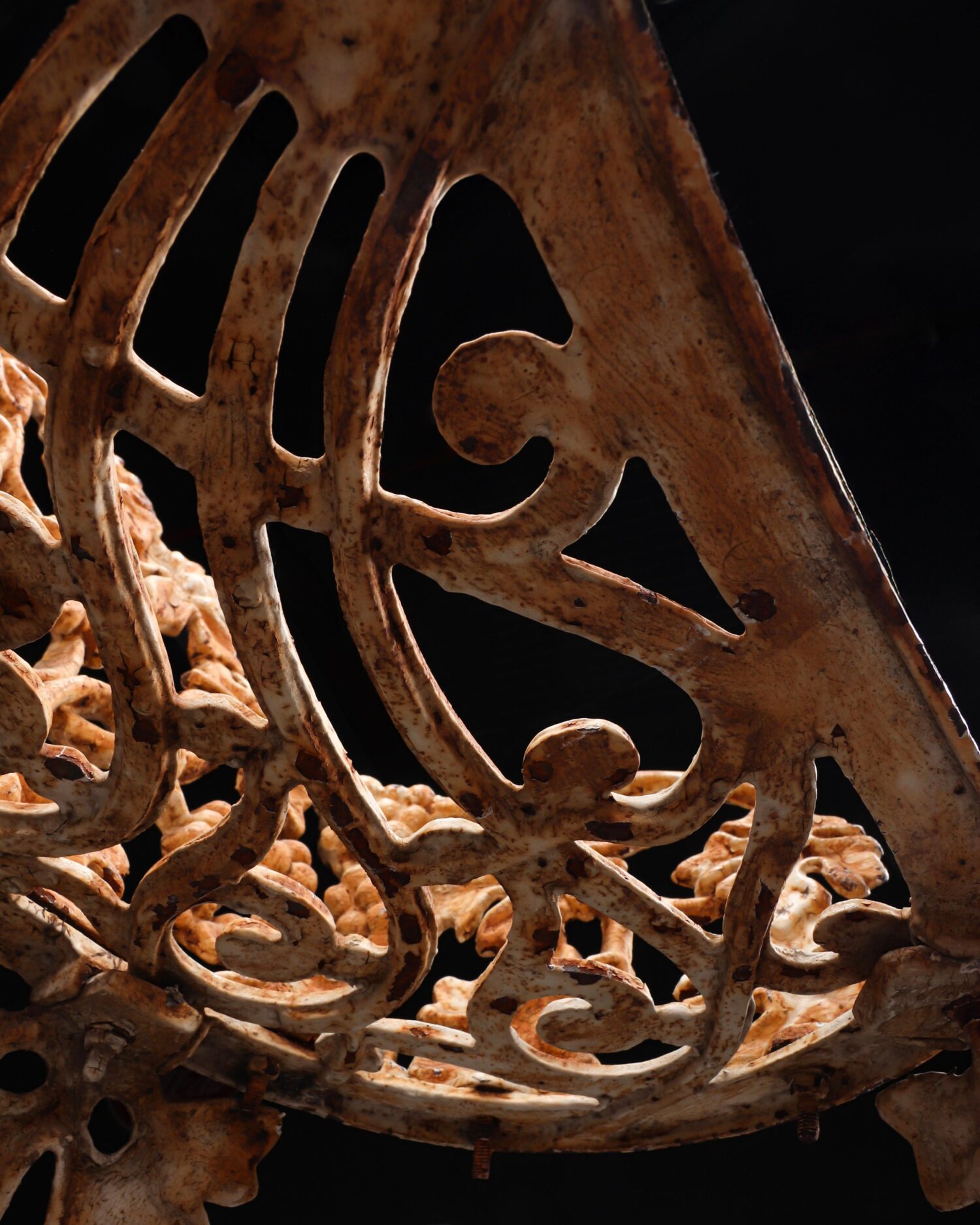 Viktorya Stili Dökme Demir Bahçe Bankı - Görsel 10