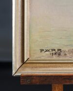 PARR 1950 İmzalı Yağlı Boya Tablo - Görsel 5