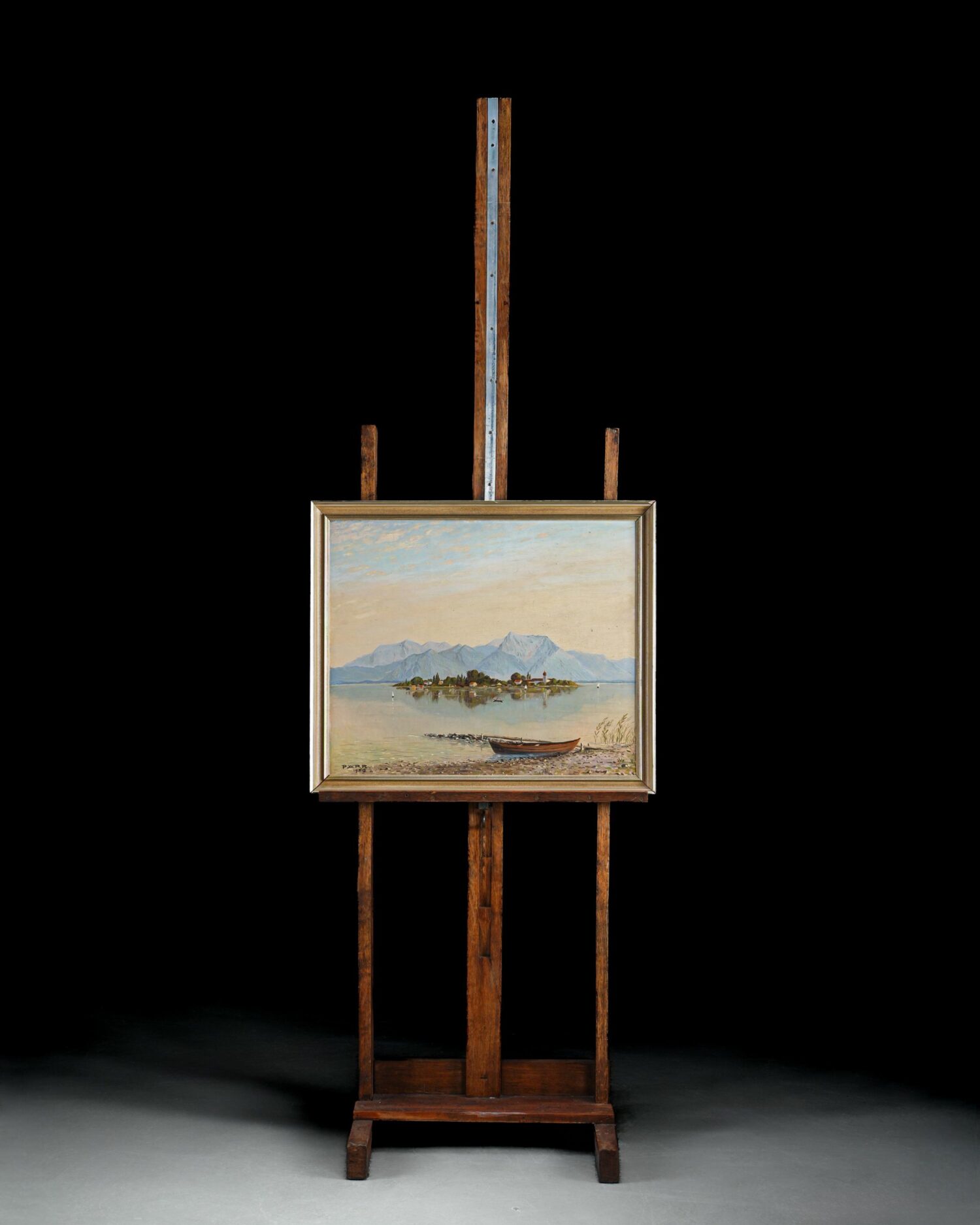 2025/08/1000219633-scaled.jpg PARR 1950 İmzalı Yağlı Boya Tablo - Görsel 2