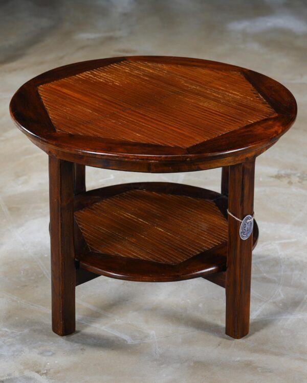 Yuvarlak Bambu Sehpa - Kod 4227
