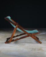 Katlanır Yeşil Kanvas Şezlong - Görsel 4