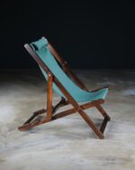 Katlanır Yeşil Kanvas Şezlong - Görsel 3