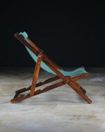 Katlanır Yeşil Kanvas Şezlong