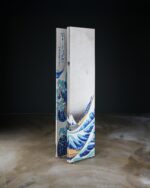 Kanagawa-oki Nami Ura - Çift Taraflı Kanvas Paravan - Görsel 4