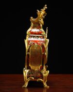 Louis XV Stili Fransız Boulle Saat - Görsel 8