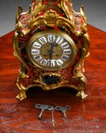 Louis XV Stili Fransız Boulle Saat - Görsel 7