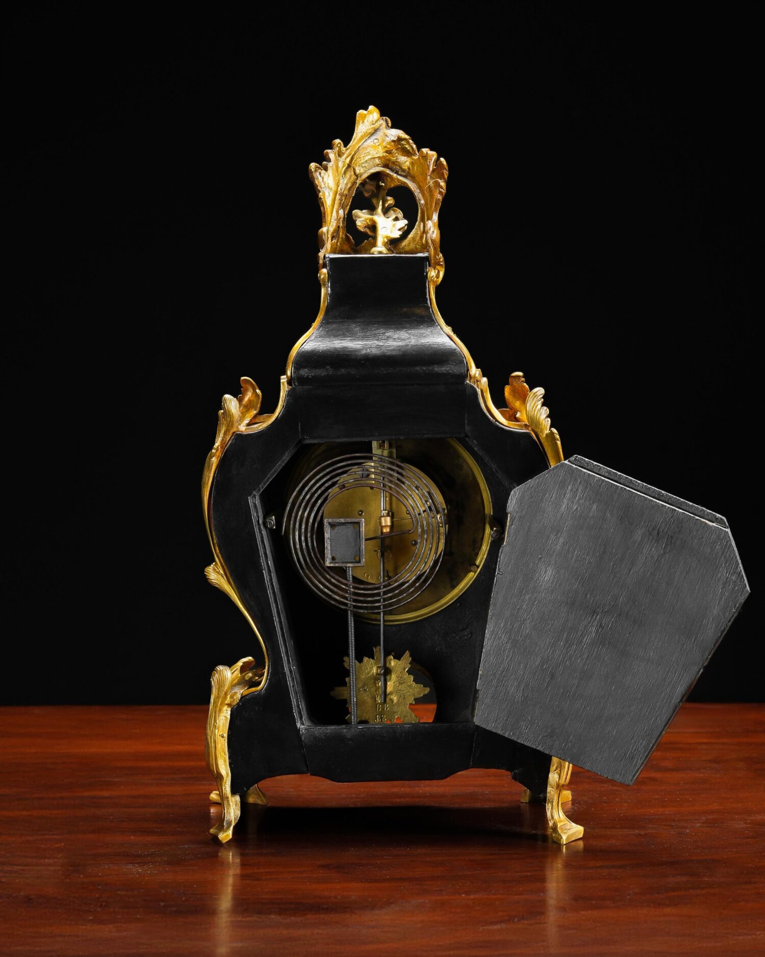 Louis XV Stili Fransız Boulle Saat - Görsel 6