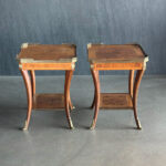 Pirinç Kenarlı Sehpalar - Çift